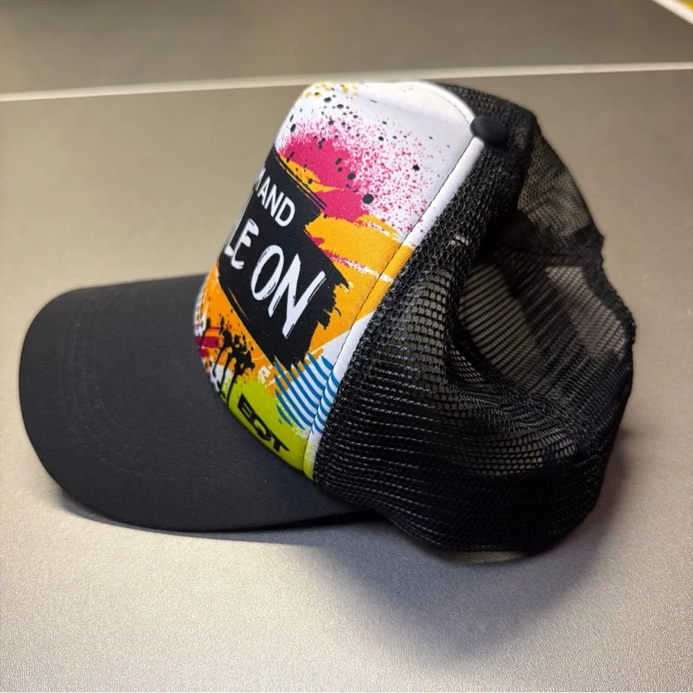 Keep Calm And Shale On Black Multi Trucker Hat‎ Snapback New without Tags